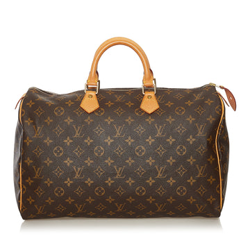 Louis Vuitton Monogram Speedy 40 Boston Bag