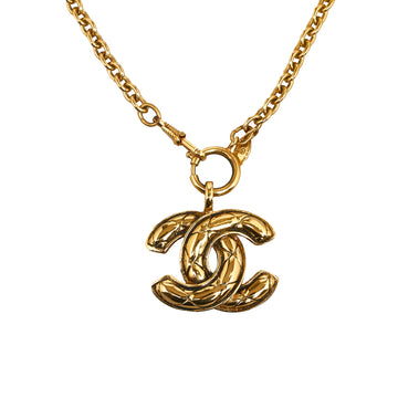 CHANEL CC Pendant Necklace Costume Necklace