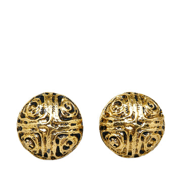 CHANEL CC Clip-on Earrings Costume Earrings