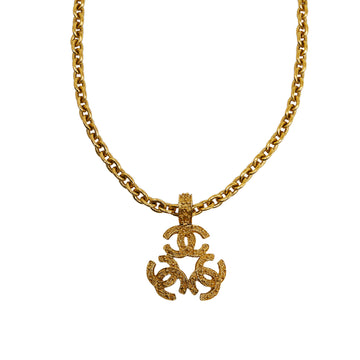 CHANEL CC Trinity Pendant Necklace Costume Necklace