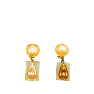 CHANEL Faux Pearl Earrings Costume Earrings