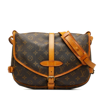 LOUIS VUITTON Monogram Saumur 30 Crossbody Bag