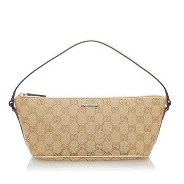 Gucci GG Canvas Boat Baguette