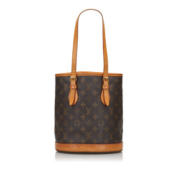 Louis Vuitton Monogram Petit Bucket Bucket Bag