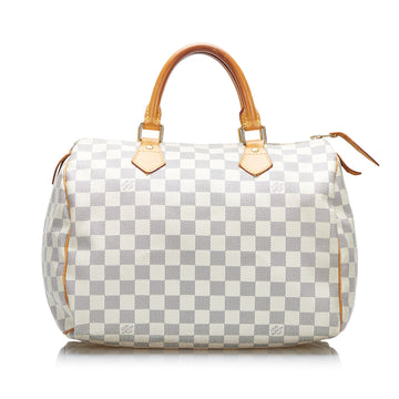 Louis Vuitton Damier Azur Speedy 30 Boston Bag