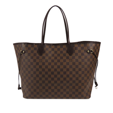 Louis Vuitton Damier Ebene Neverfull GM Tote Bag