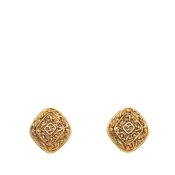 CHANEL CC Clip-on Earrings Costume Earrings