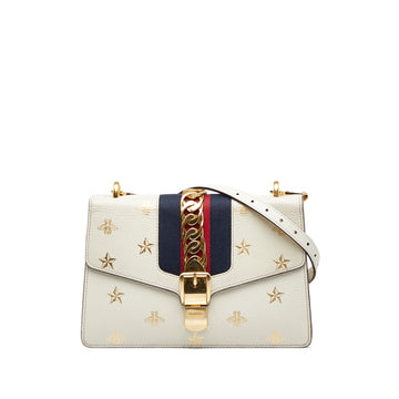 GUCCI Small Bee Star Sylvie Crossbody Crossbody Bag