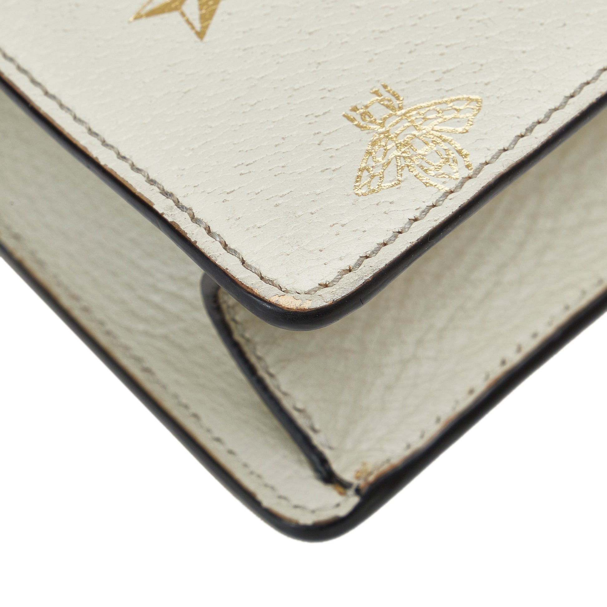 Gucci White Small Bee Star Sylvie Crossbody Gucci