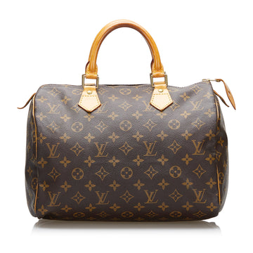 Louis Vuitton Monogram Speedy 30 Boston Bag