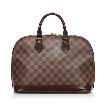 Louis Vuitton Damier Ebene Alma PM Handbag