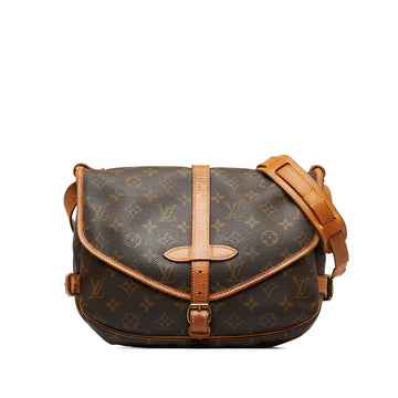 LOUIS VUITTON Monogram Saumur 30 Crossbody Bag