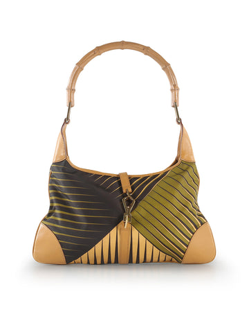 Gucci Jackie Twist Shoulder Bag - Black Shoulder Bags, Handbags -  GUC1224158