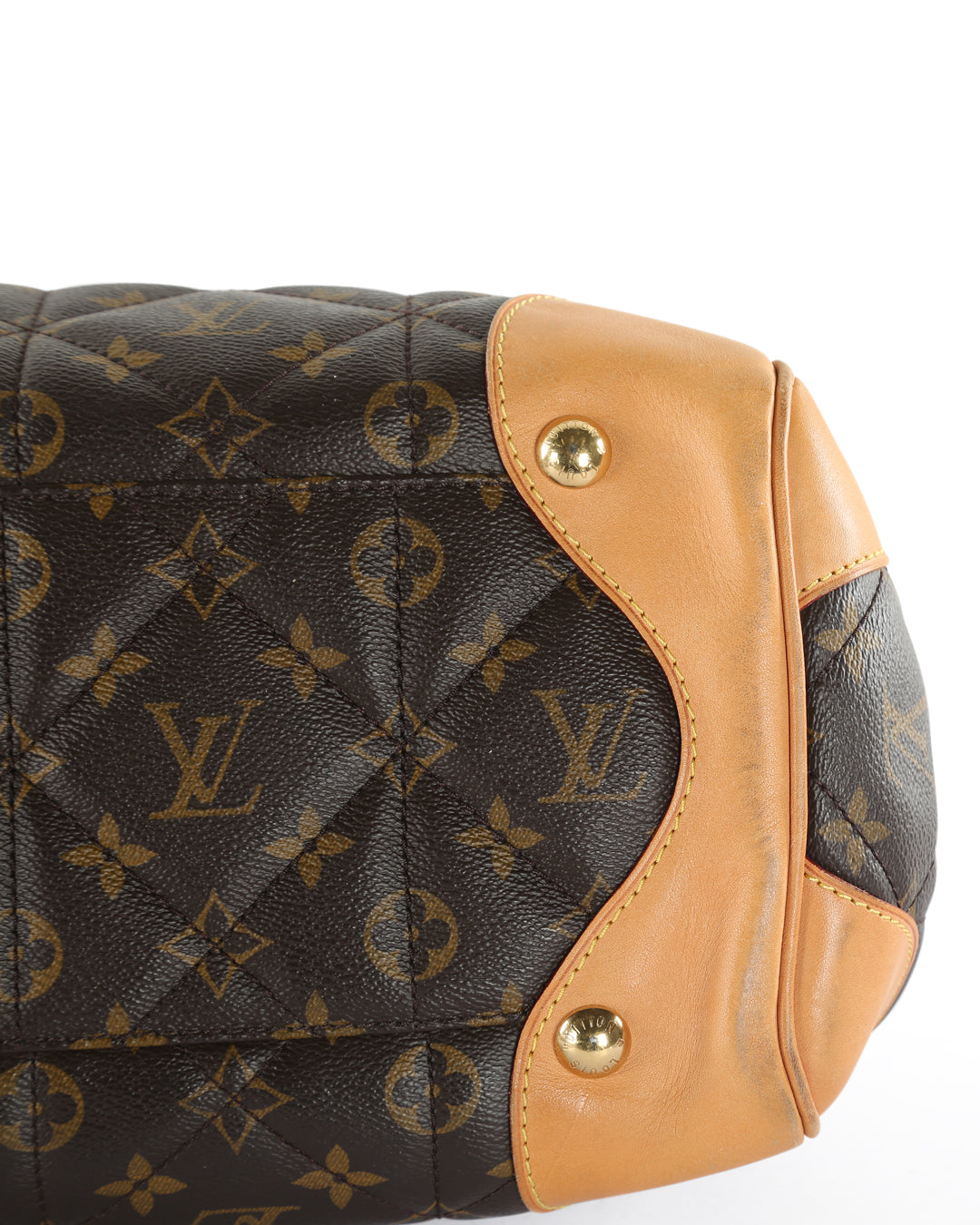 Louis Vuitton Brown/Beige Monogram Quilted Coated Canvas & Leather Etoile Shopper Bag