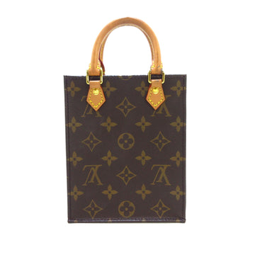 LOUIS VUITTON Monogram Petit Sac Plat Satchel