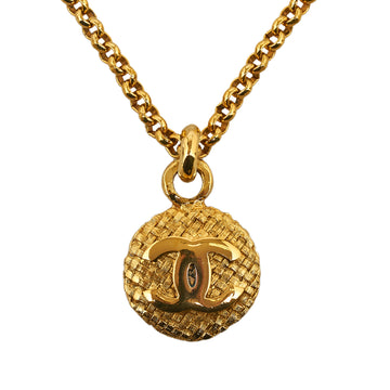 CHANEL CC Pendant Necklace Costume Necklace