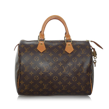 Louis Vuitton Monogram Speedy 30 Boston Bag