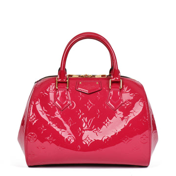 LOUIS VUITTON Rose Indian Monogram Vernis Leather Montana For Sale