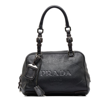 PRADA Canapa Logo Handbag