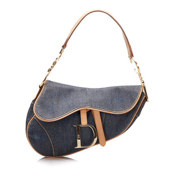 DIOR Denim Saddle Bag