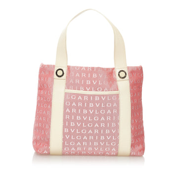 Bvlgari Logomania Canvas Handbag