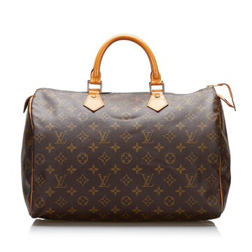 Louis Vuitton Monogram Speedy 35 Boston Bag