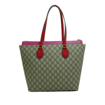 GUCCI GG Supreme Linea A Zip Tote Tote Bag