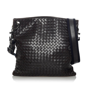 Bottega Veneta Intrecciato Leather Crossbody Bag