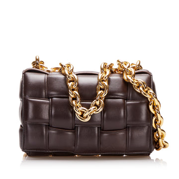 Bottega Veneta Padded Cassette Chain Satchel