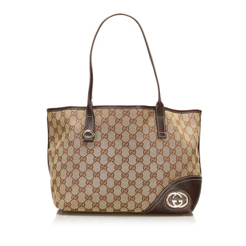 Gucci GG Canvas New Britt Tote Tote Bag