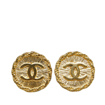 CHANEL CC Clip On Earrings Costume Earrings