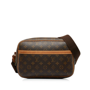 LOUIS VUITTON Monogram Reporter PM Crossbody Bag