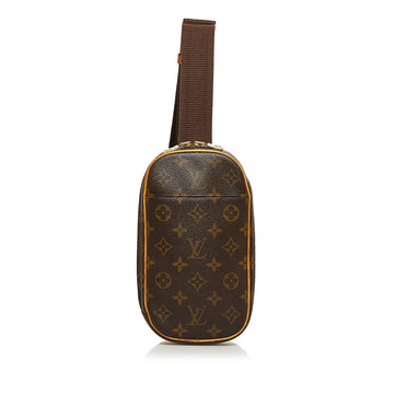 LOUIS VUITTON Monogram Pochette Gange Crossbody Bag