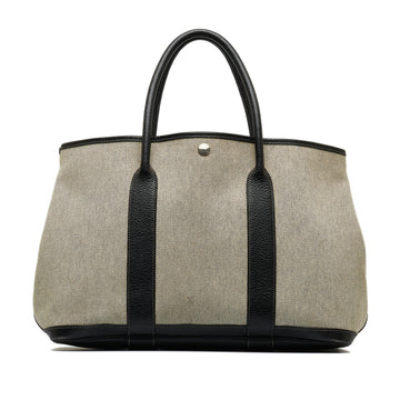 HERMES Toile Garden Party 39 Tote Bag