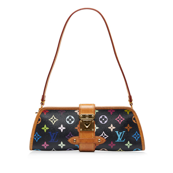 Louis Vuitton Black Multicolor Shirley Clutch