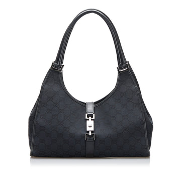 Gucci GG Canvas Jackie Bardot Shoulder Bag