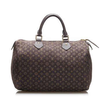 Louis Vuitton Monogram Mini Lin Speedy 30 Boston Bag