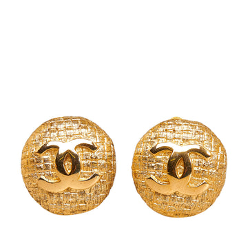 CHANEL CC Clip-on Earrings Costume Earrings