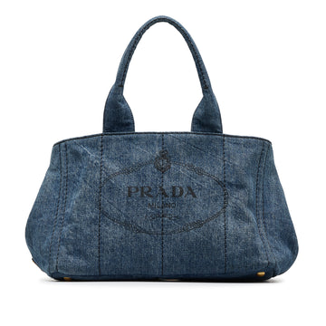 PRADA Canapa Logo Handbag