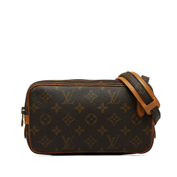 LOUIS VUITTON Monogram Pochette Marly Bandouliere Crossbody Bag