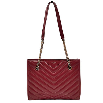 SAINT LAURENT Saint Laurent Tribeca shoulder bag in burgundy leather