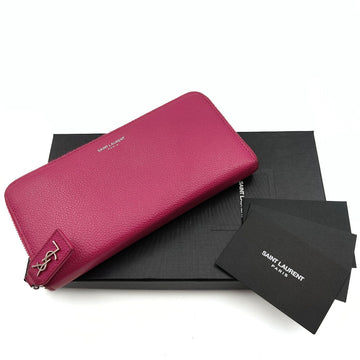 SAINT LAURENT Saint Laurent Saint Laurent women's long wallet in fuchsia leather