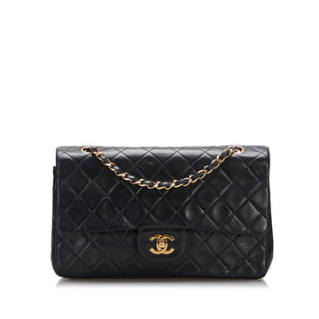 CHANEL Medium Classic Lambskin Double Flap Shoulder Bag