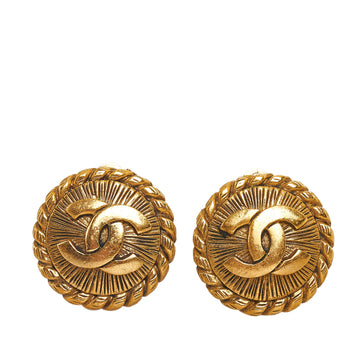 CHANEL CC Clip-on Earrings Costume Earrings