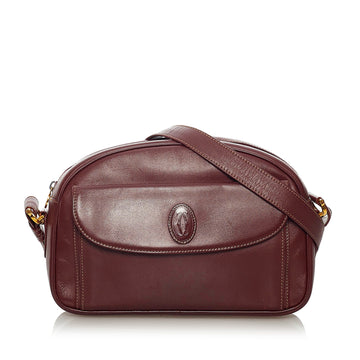 Must de Cartier Leather Crossbody Bag