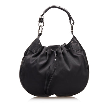 Gucci Nylon Drawstring Hobo Bag