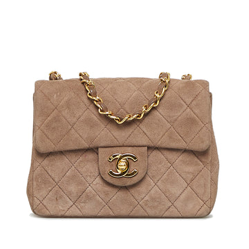 CHANEL Classic Mini Square Single Flap Crossbody Bag