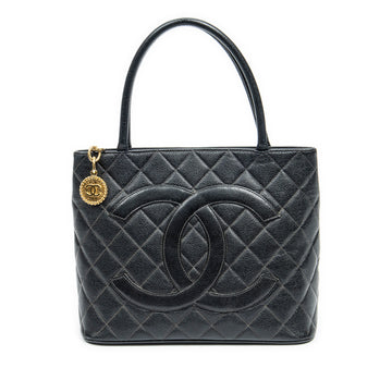 CHANEL Caviar Medallion Tote Tote Bag