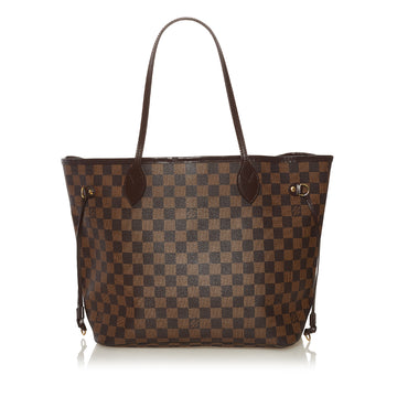 Louis Vuitton Damier Ebene Neverfull MM Tote Bag