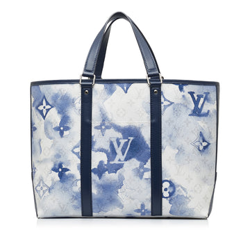 LOUIS VUITTON Monogram Watercolor Weekend Tote PM Satchel